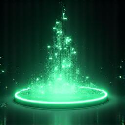 Visual of a digital wellspring representing liquidity